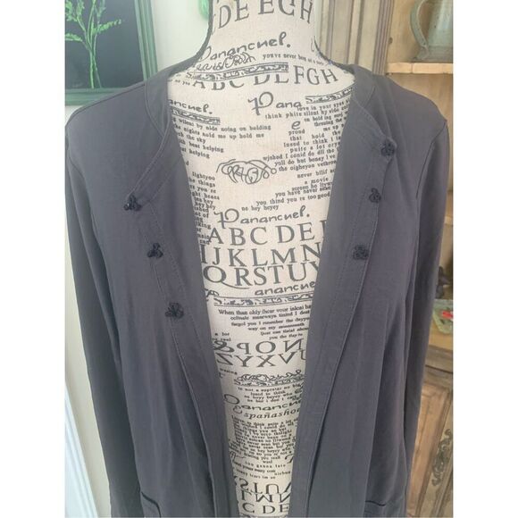 J. Jill Wearever Cardigan Sweater Gray - Picture 4 of 9